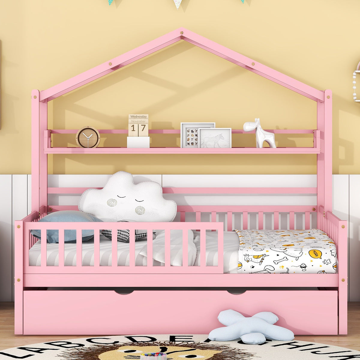 Full House Bed Pink