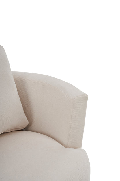 Rotating Club Chair Beige