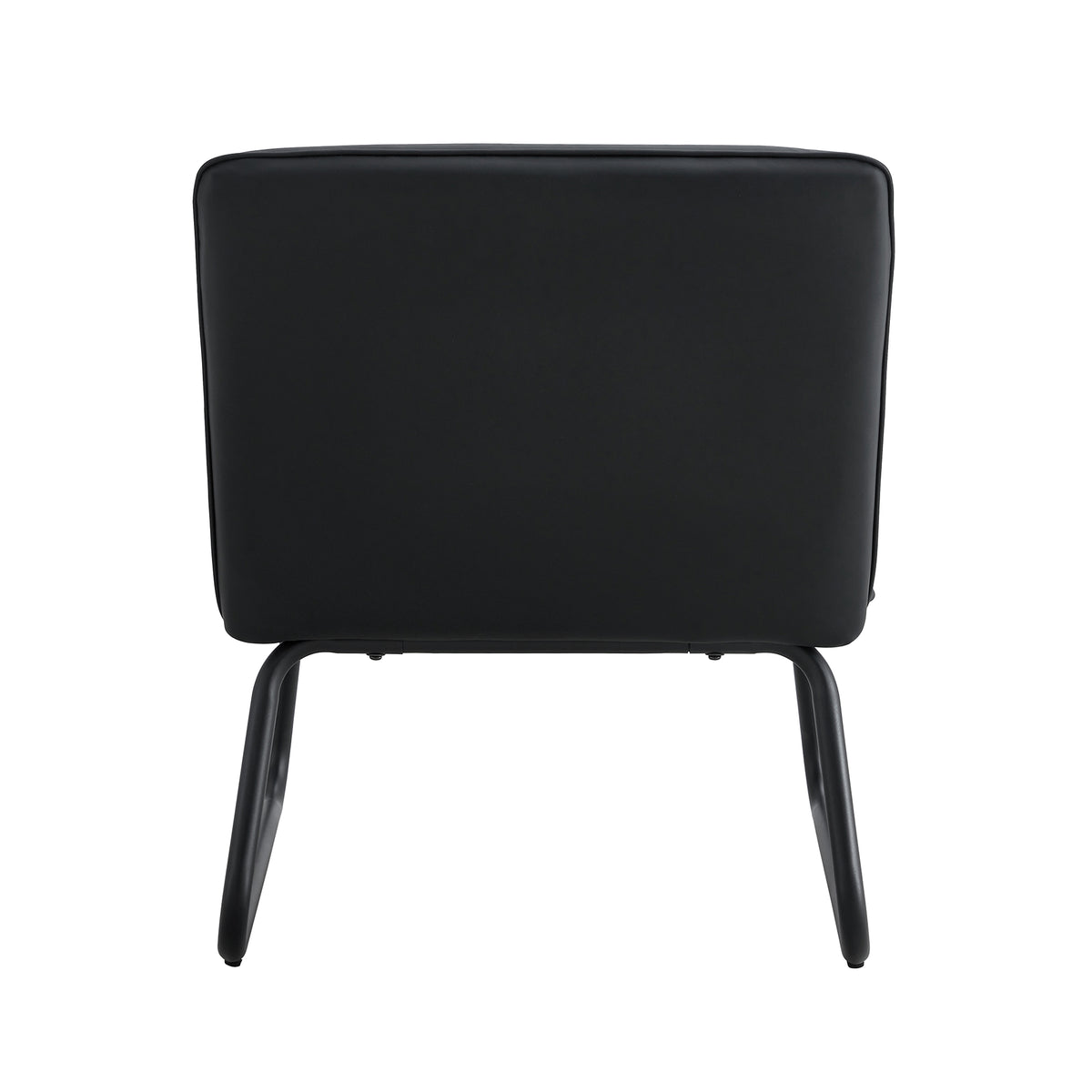Black Armless Lounge Chair – Black Legs