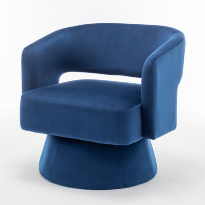 Velvet Swivel Club Chair