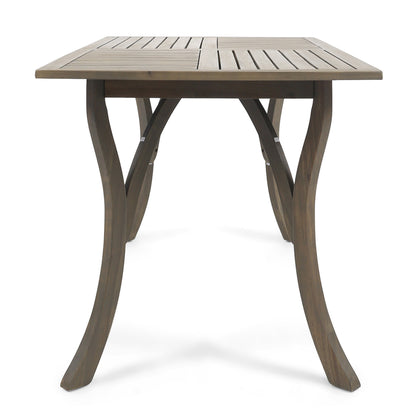 Wood Dining Table Natural Finish