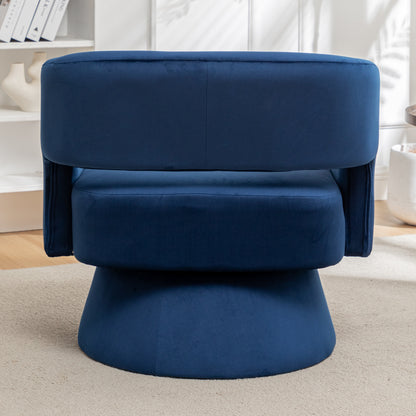 Velvet Swivel Club Chair