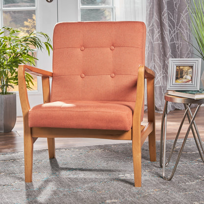 Classic Linen Club Chair – Beige