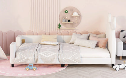 Twin Upholstered Daybed White