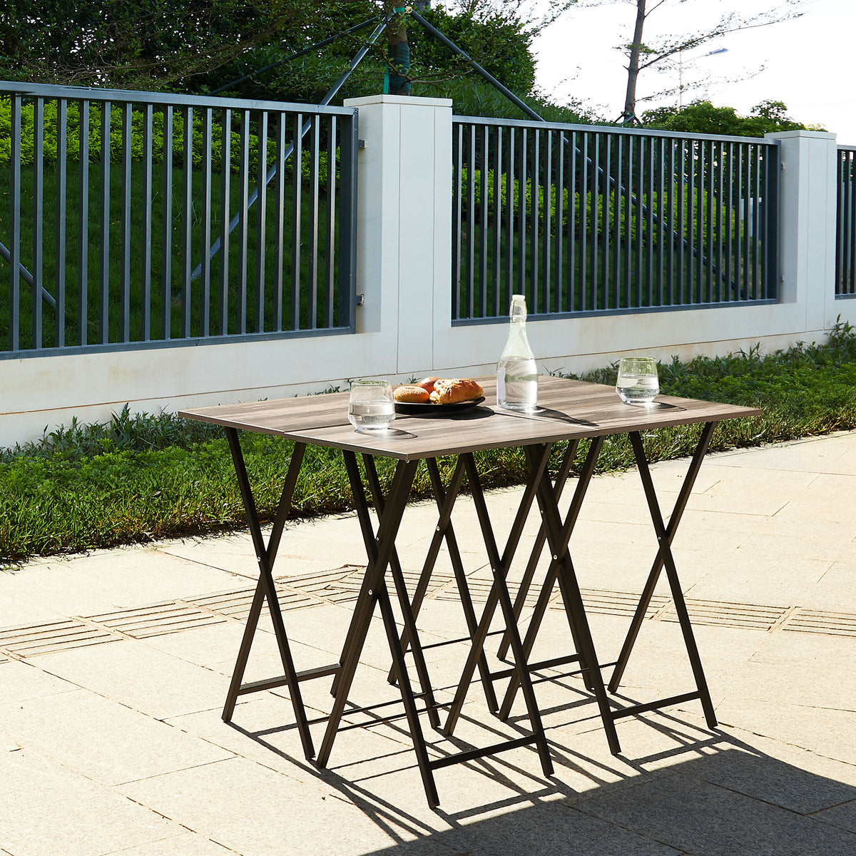 Folding Dining Tray Table Set (4 pcs)