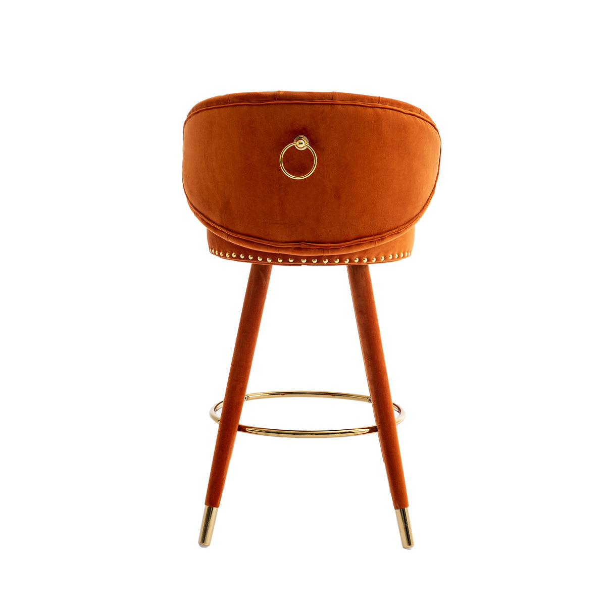 Counter Height Bar Stools Set of 2 Black
