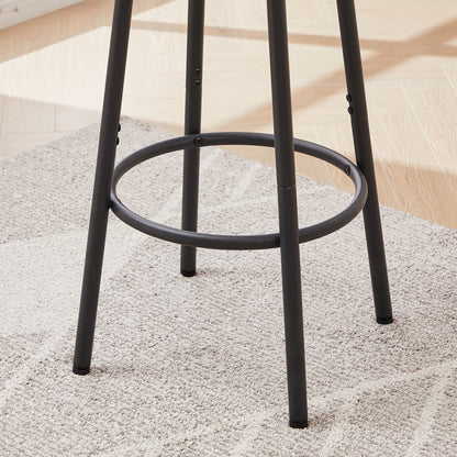 Rustic Brown Bar Stool Set (2pcs)