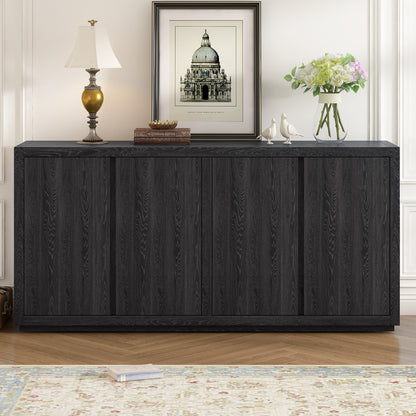 U-Style Sideboard with Ash Veneer Finish