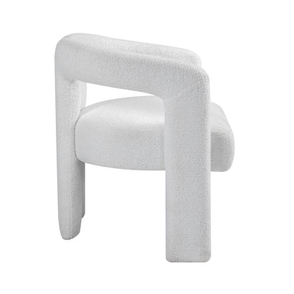 Teddy Fabric Dining Chair – Beige