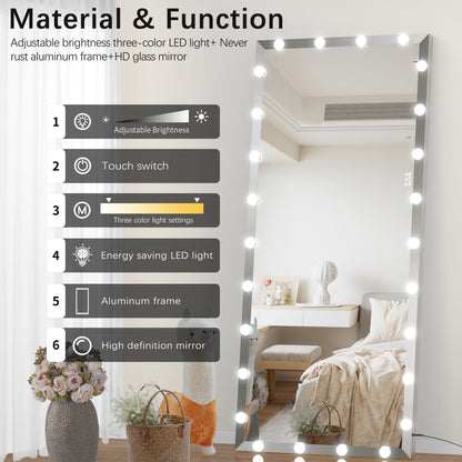 Hollywood LED Vanity Mirror White