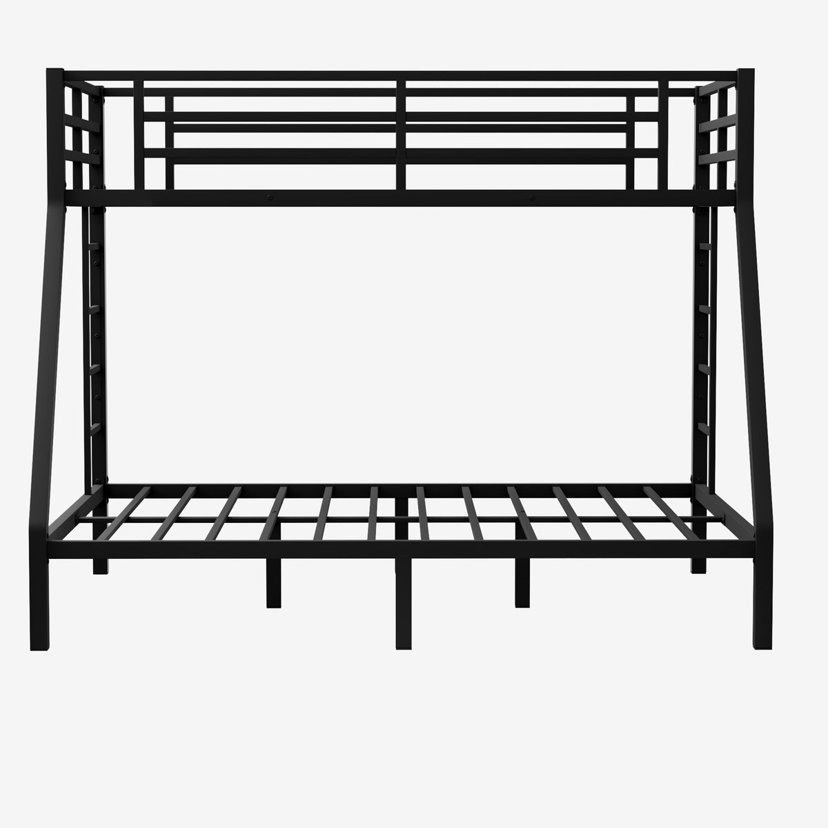 Twin XL Over Queen Bunk Bed Metal Frame