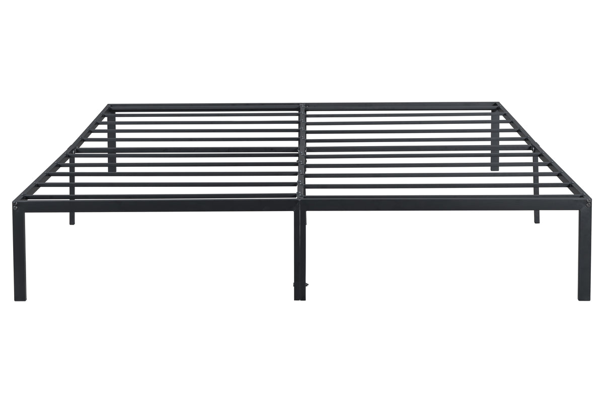 King Size Metal Bed Frame Gray