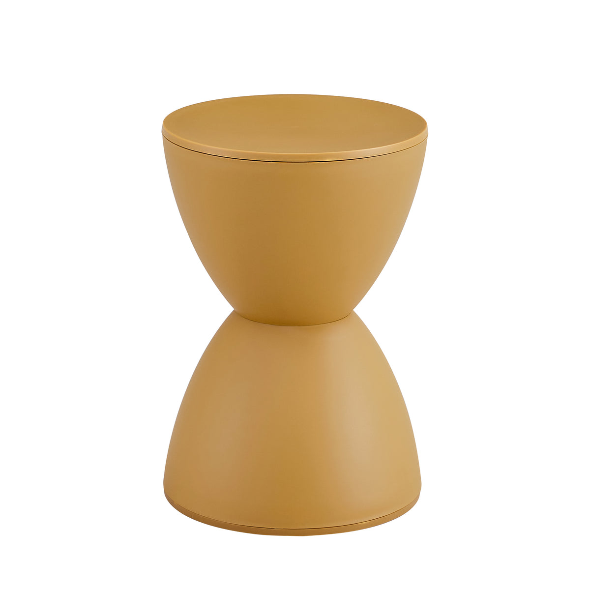 Mustard Yellow Modern Accent Stool