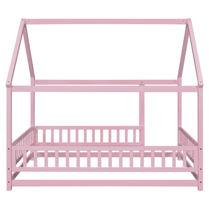 Full Floor Bed Pink