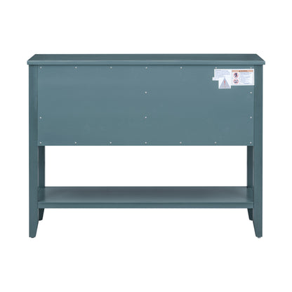 Cambridge Retro Console Desk – 4 Drawers