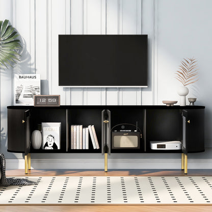 Modern TV Stand Black