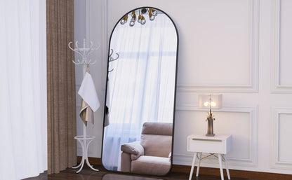 Oversized Full Body Mirror Black