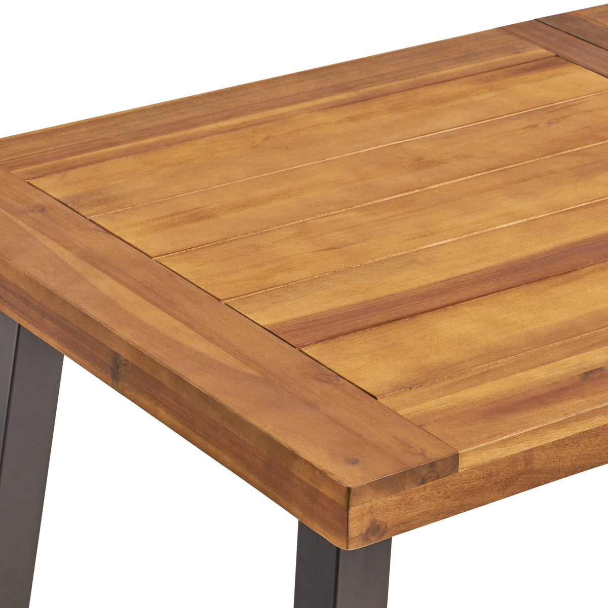 Della Dining Table Solid Wood Brown