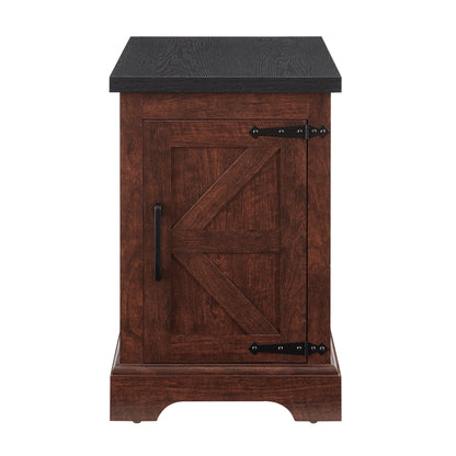 Farmhouse Nightstand – Oak Finish