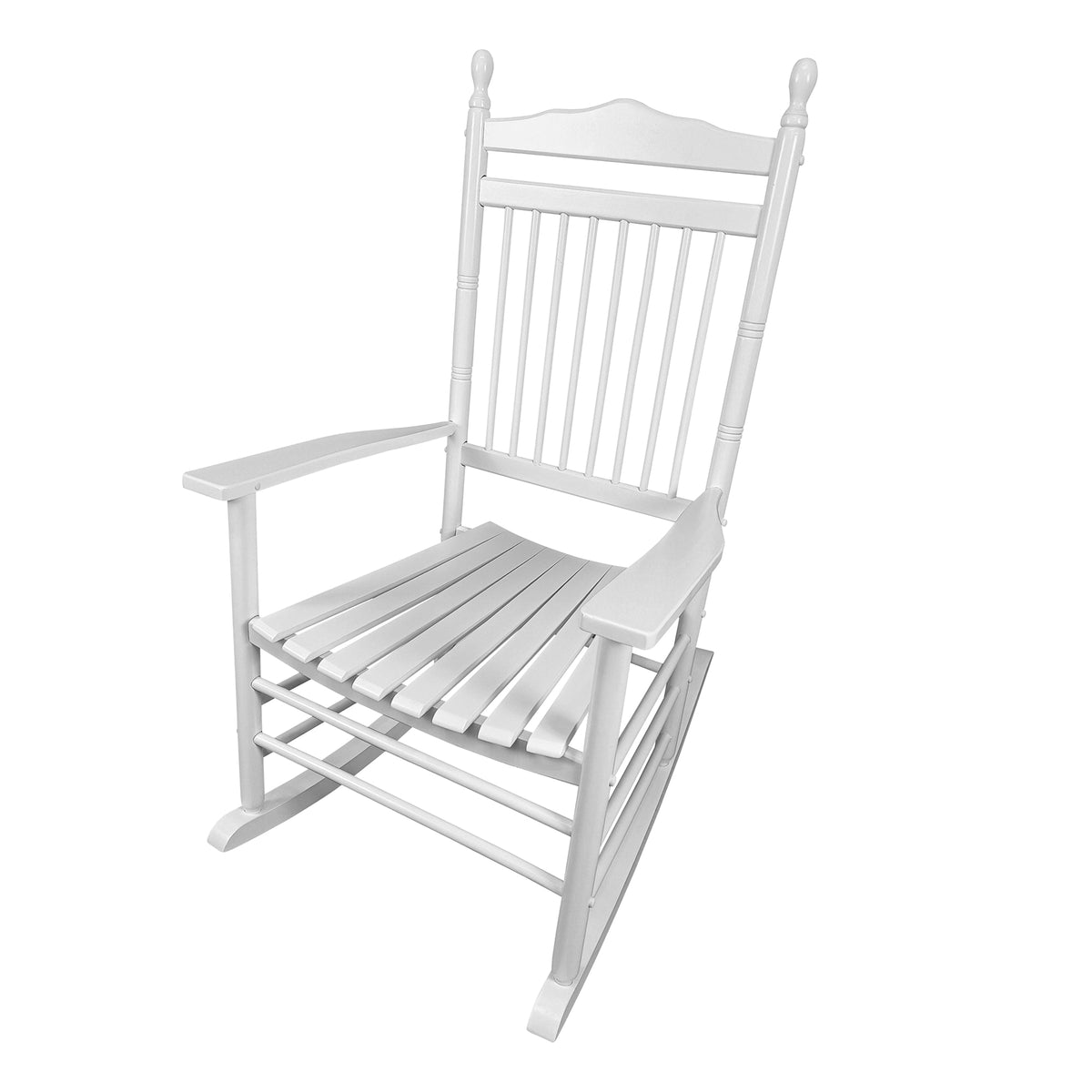 Classic White Porch Rocking Chair