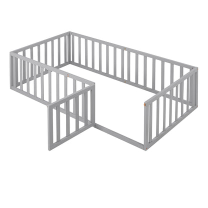 Twin Wood Daybed Gray