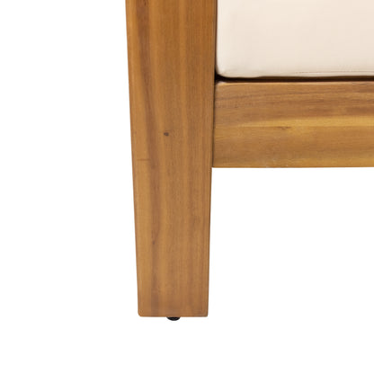 Outdoor Acacia Club Chairs (2 pcs) – Teak Beige