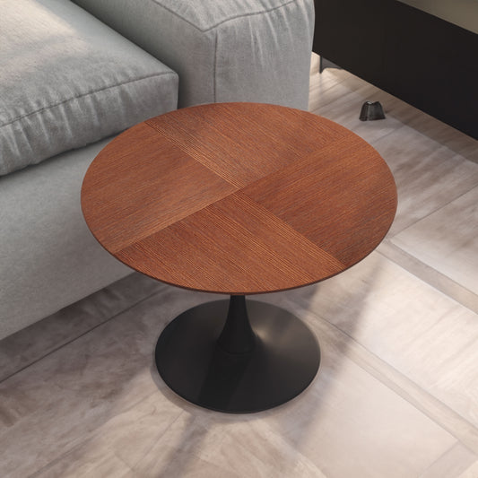 42” Oak Grain Round Dining Table
