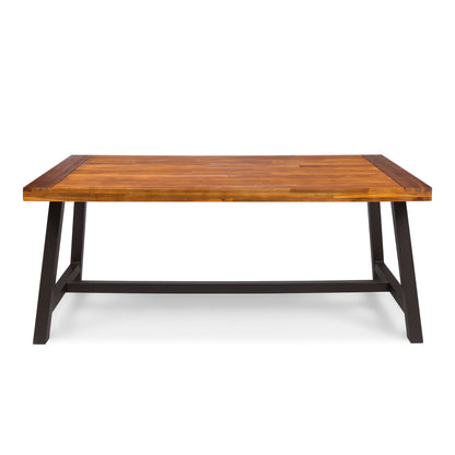 Carlile Outdoor Dining Table Sandblast Finish