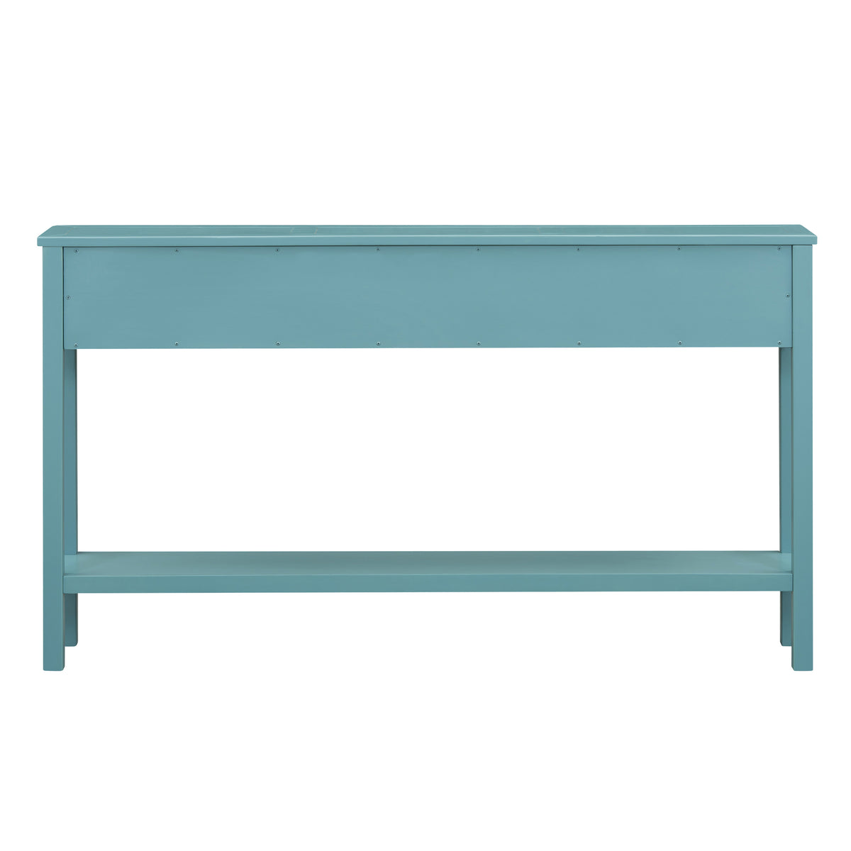 Rustic Turquoise Entryway Console Table – 60”