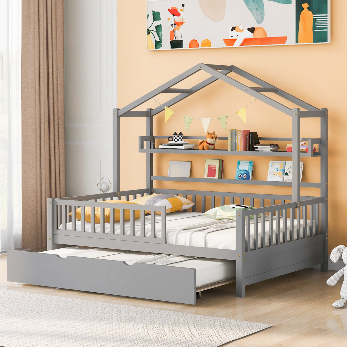 Full House Bed Gray