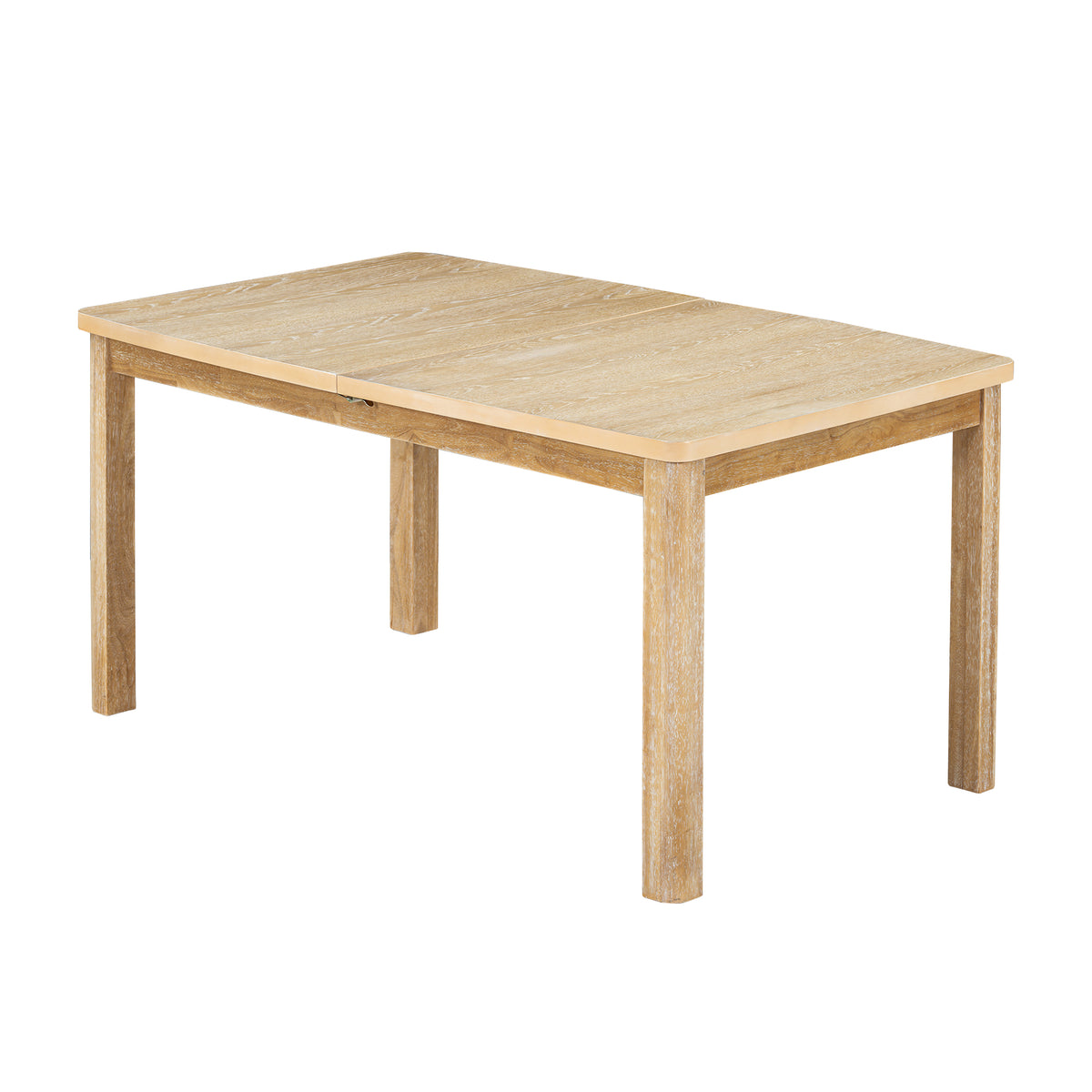 84” Expandable Dining Set – Natural Finish