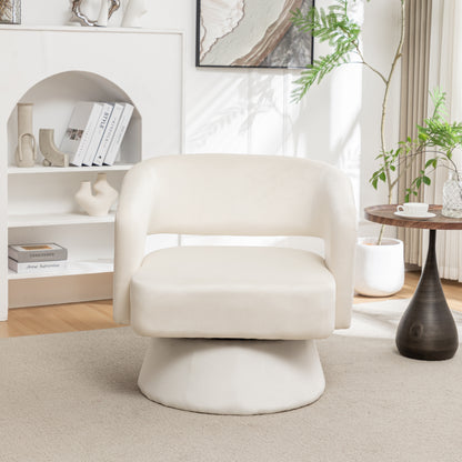 Velvet Swivel Club Chair