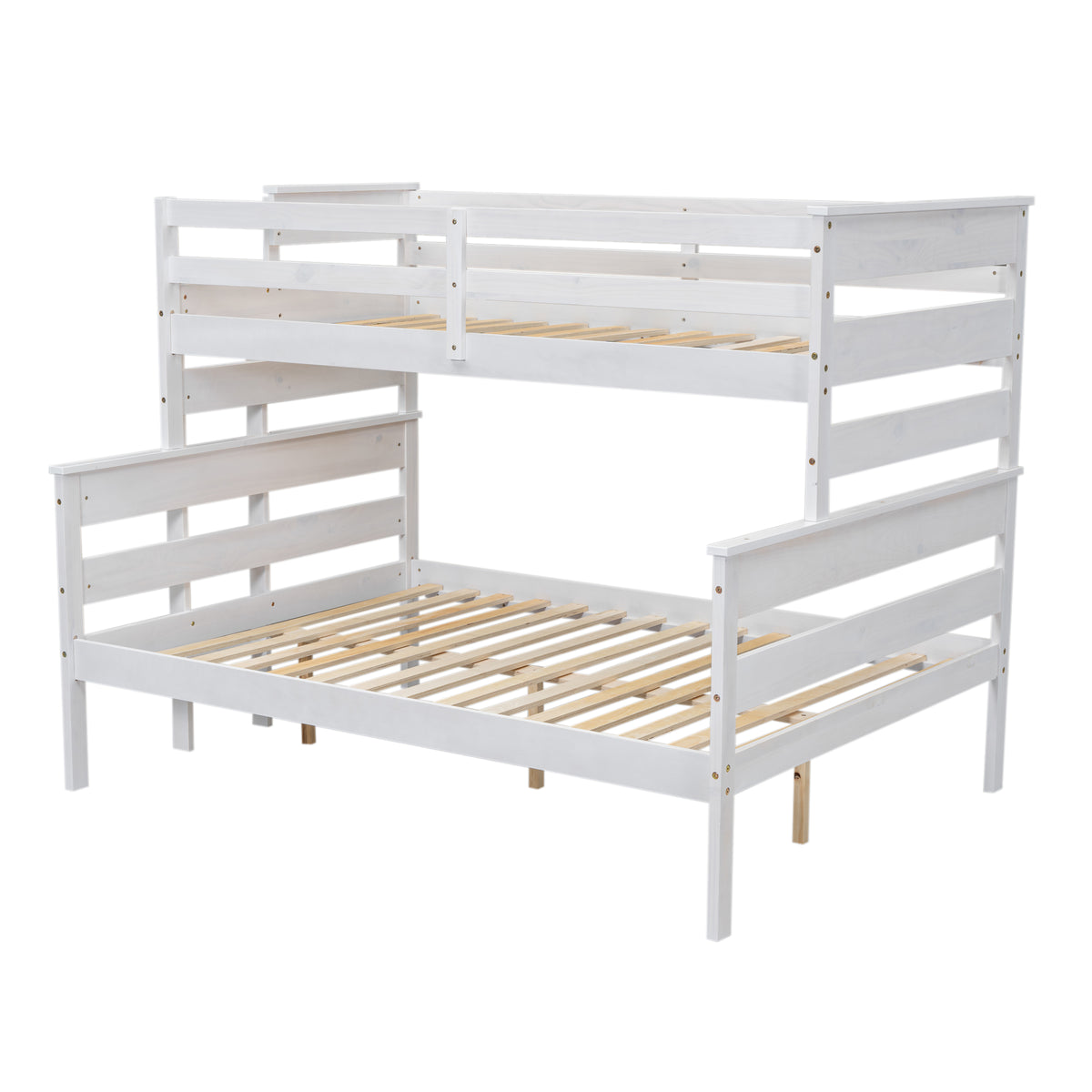 Twin over Full Bunk Bed White