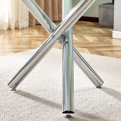 Modern Rectangular Dining Table for 6–8