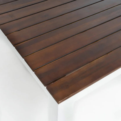 Bali Dining Bench Set of 2 Natural