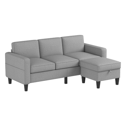 Light Grey Modular Sectional Sofa