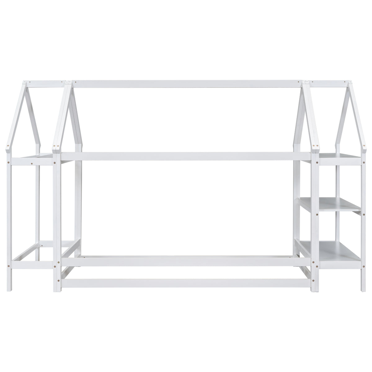 Twin House Bed White