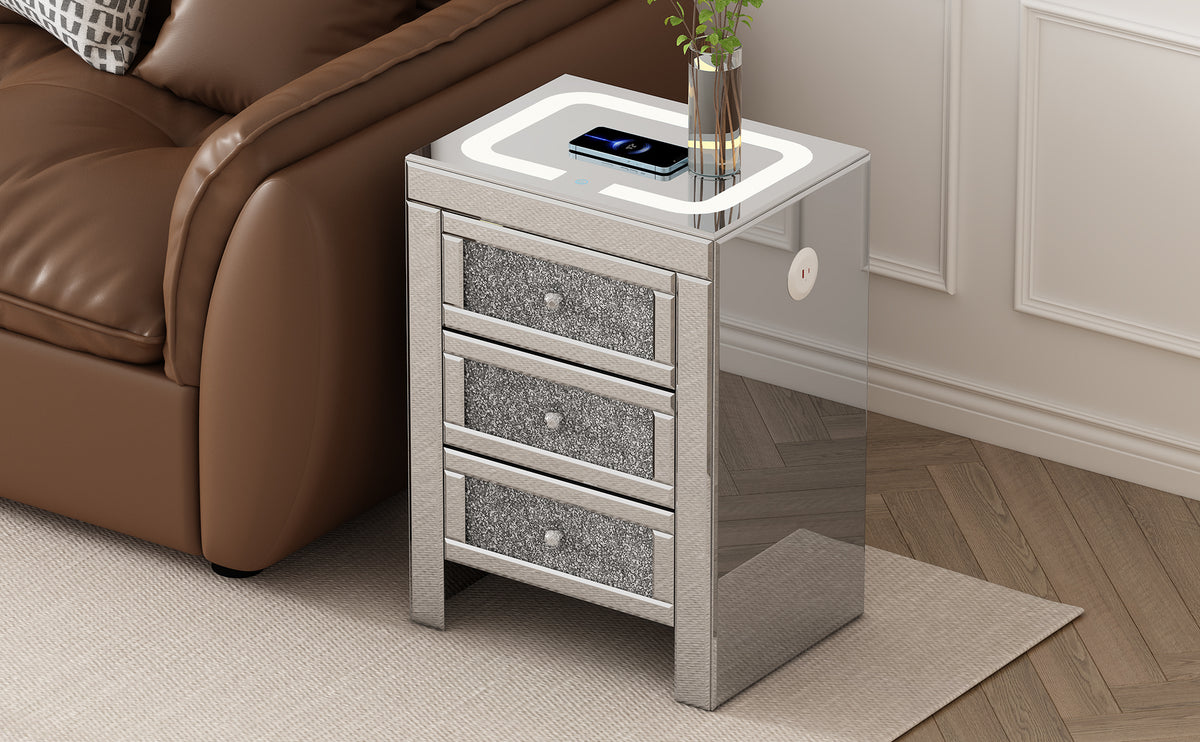 Silver Mirror Coffee Table