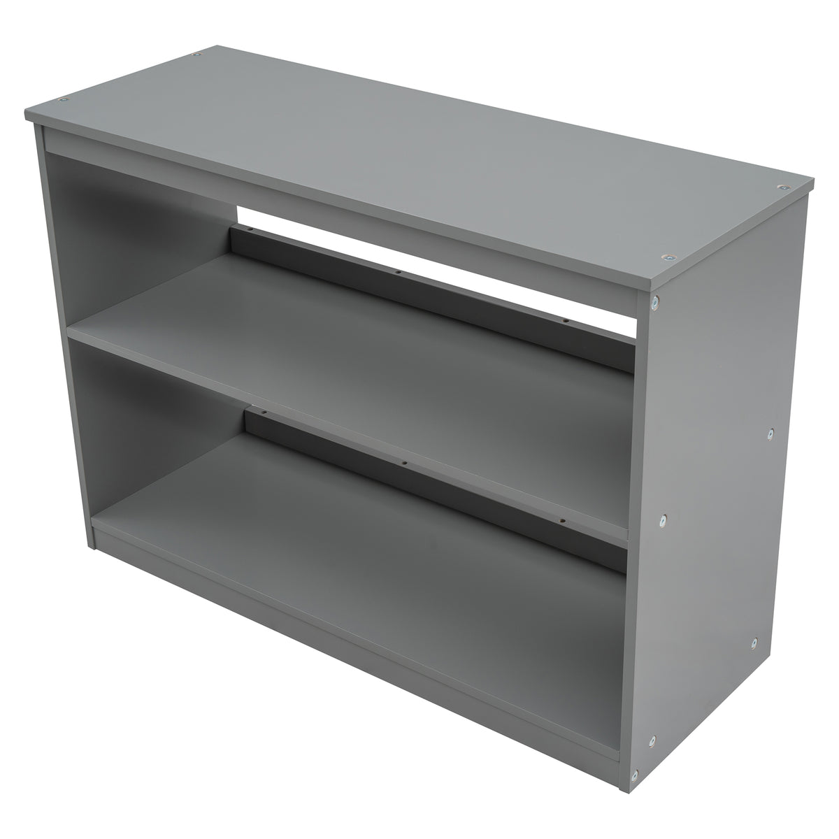 Twin Loft Bed with Desk Gray