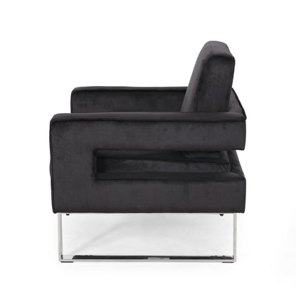 Classic Upholstered Armchair Beige