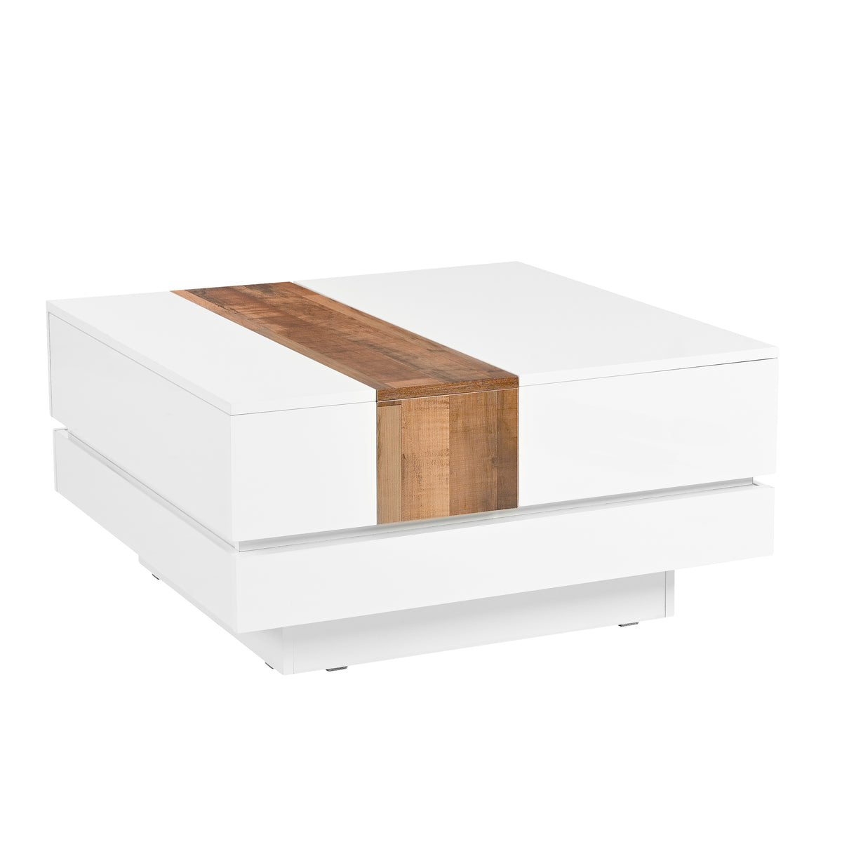 Modern Storage Coffee Table White