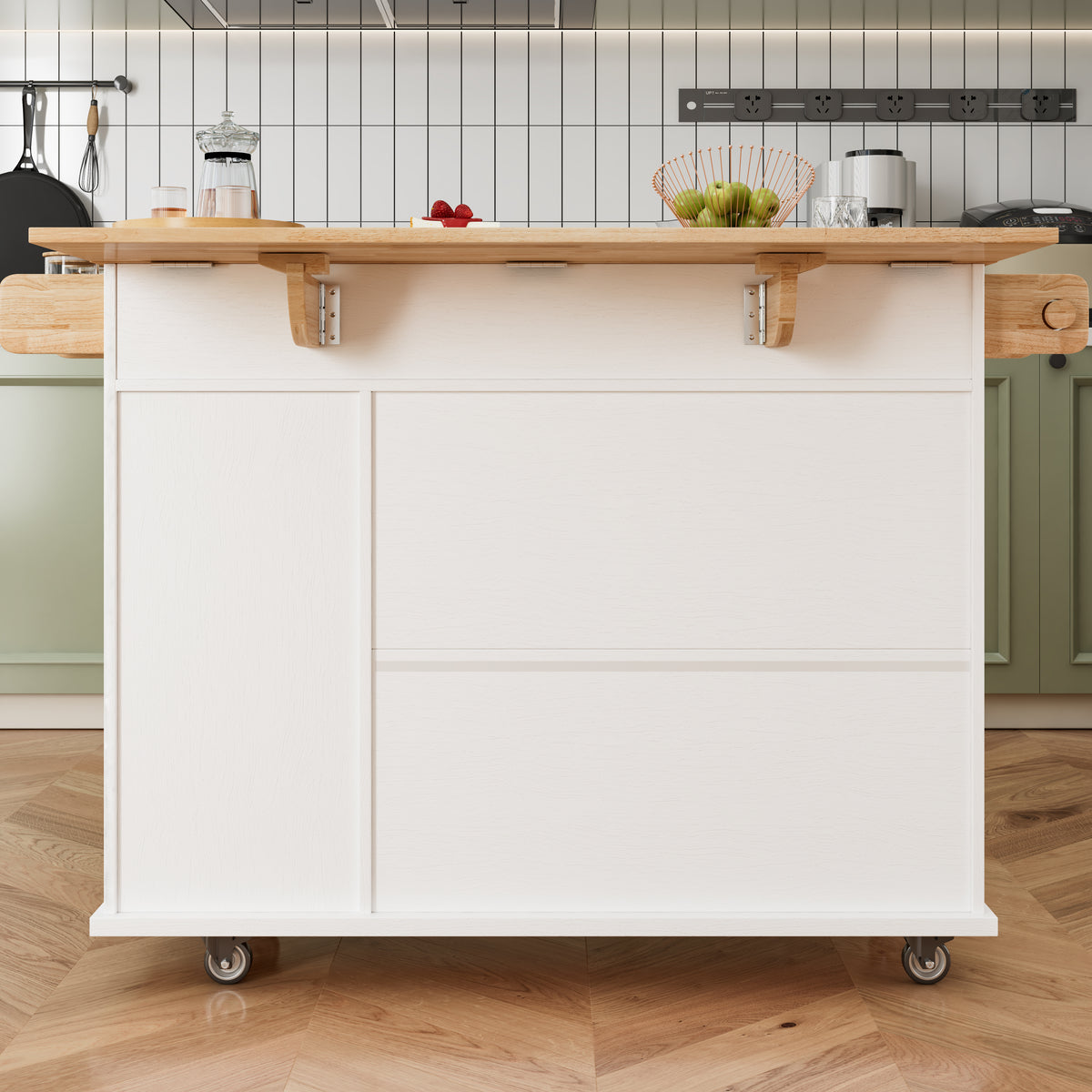 Kitchen Island Cart White Oak