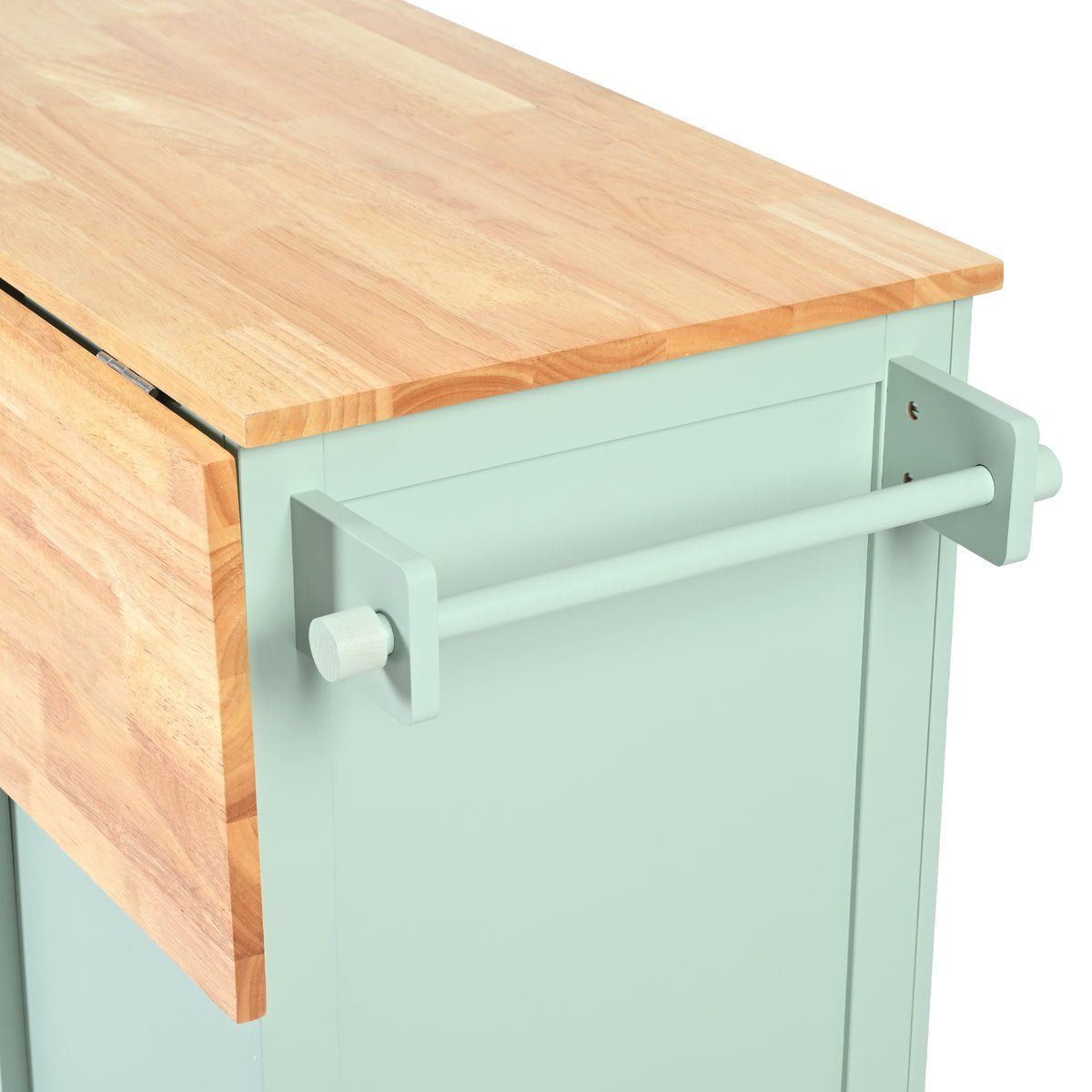 Kitchen Island Cart Mint Green