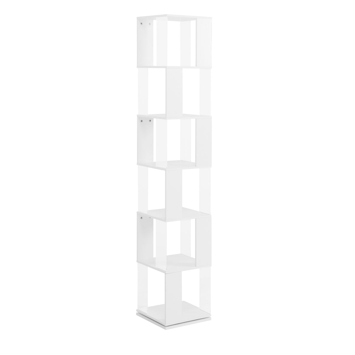 Rotating Acrylic Bookshelf Organizer