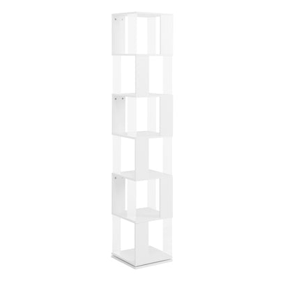 Rotating Acrylic Bookshelf Organizer