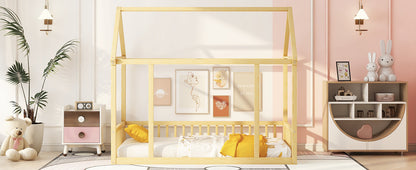 Twin Floor Bed Natural