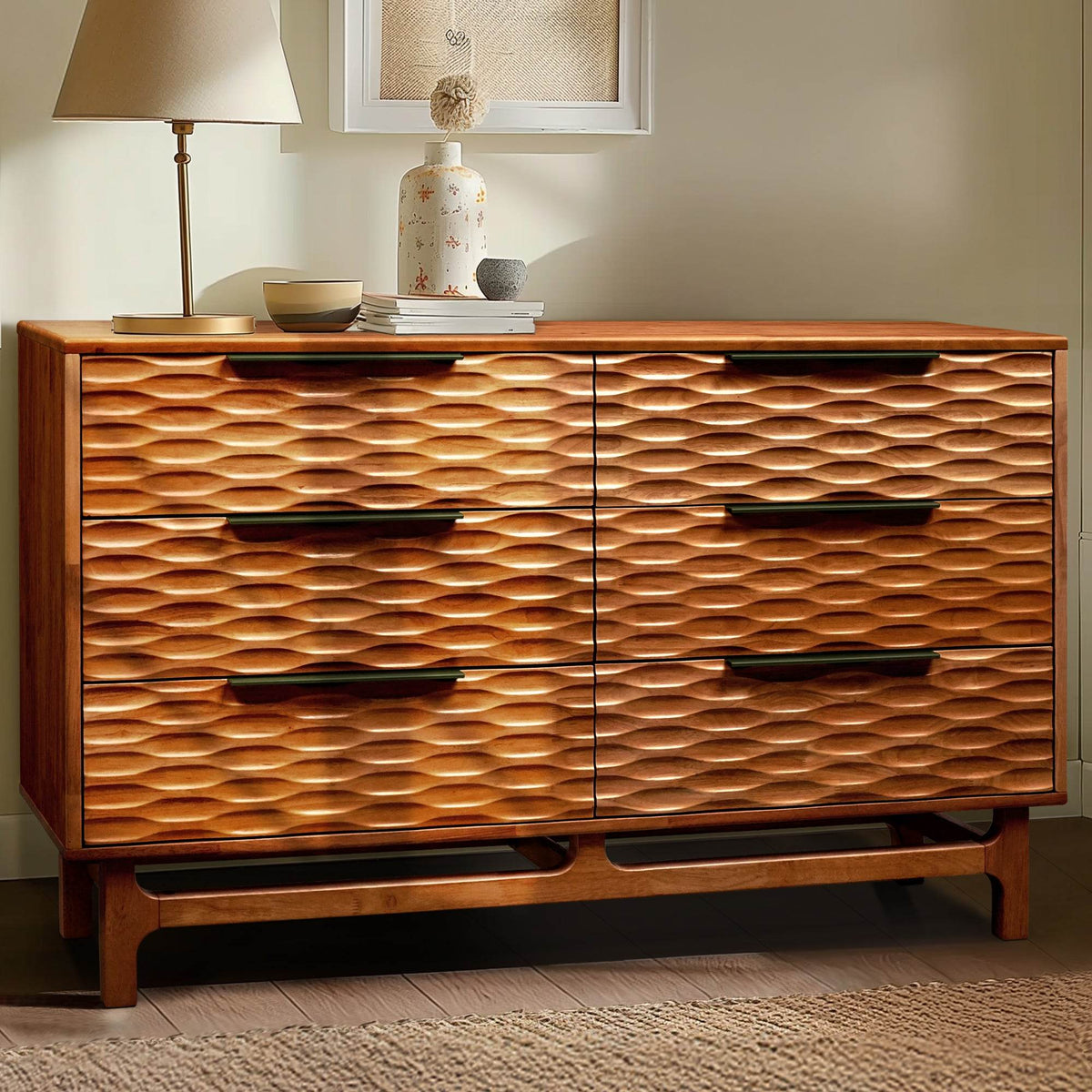 Elara Dresser with 6 Drawers