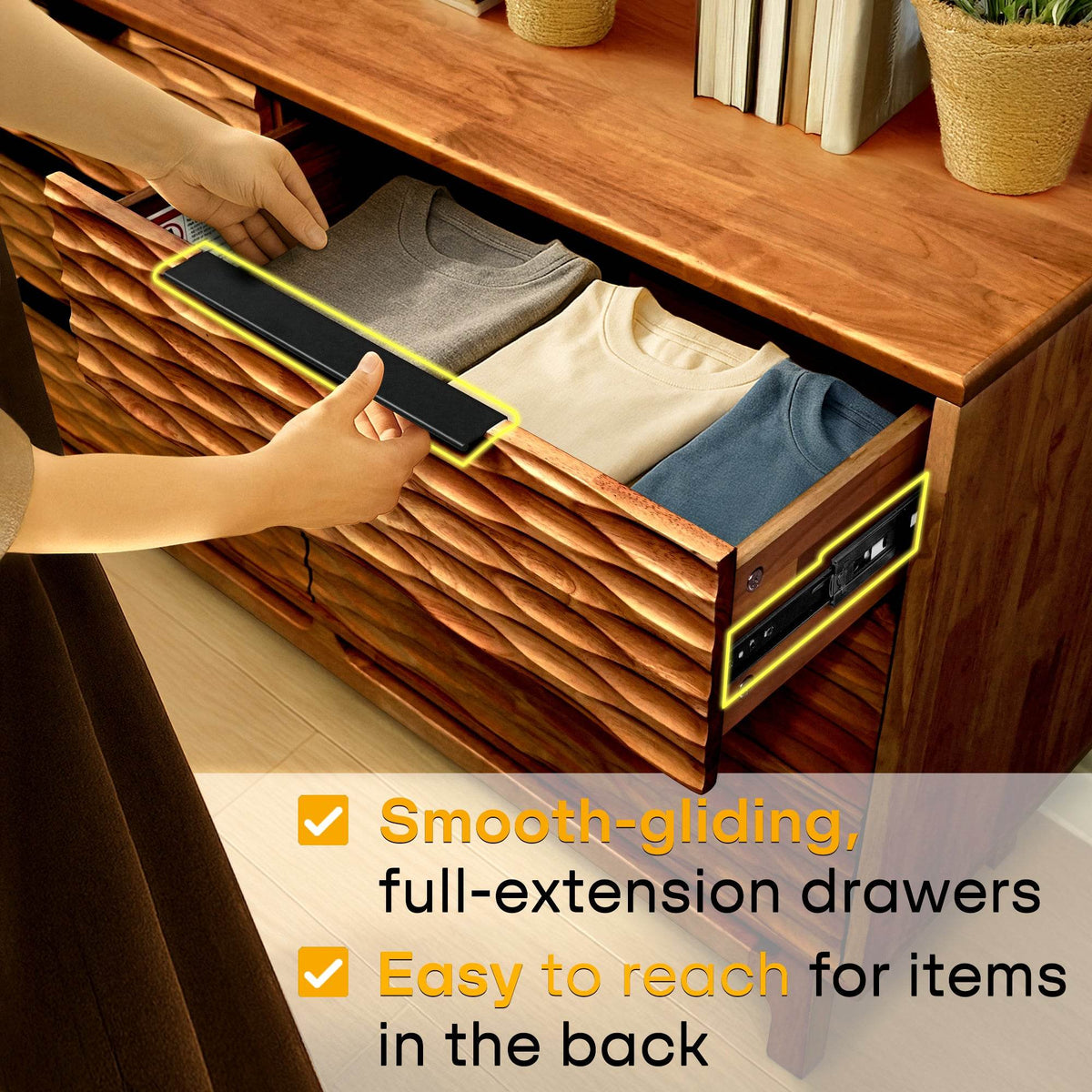Elara Dresser with 6 Drawers