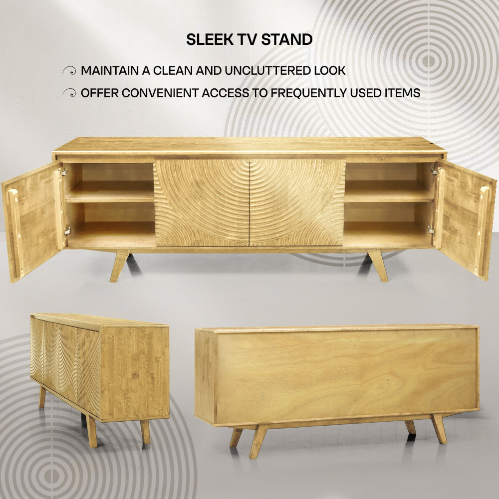 Harmony TV Stand with Storage for TVs up to 80"