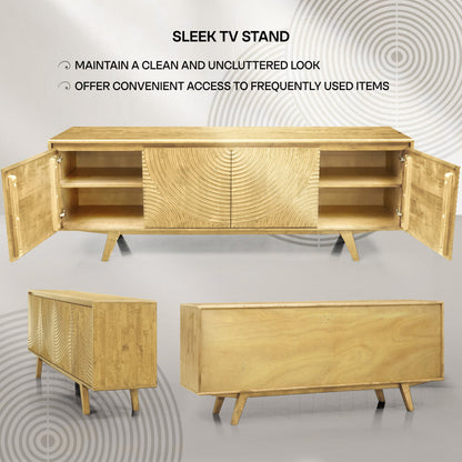 Harmony TV Stand with Storage for TVs up to 80"